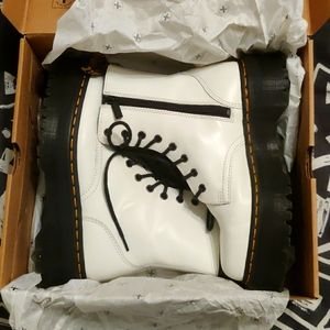 White Jadon Doc Martens